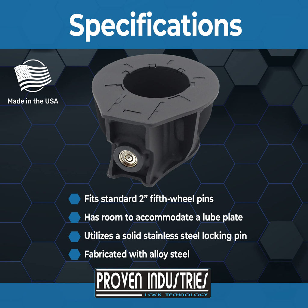 PL-5 Kingpin Lock - Fifth-Wheel Coupler Security