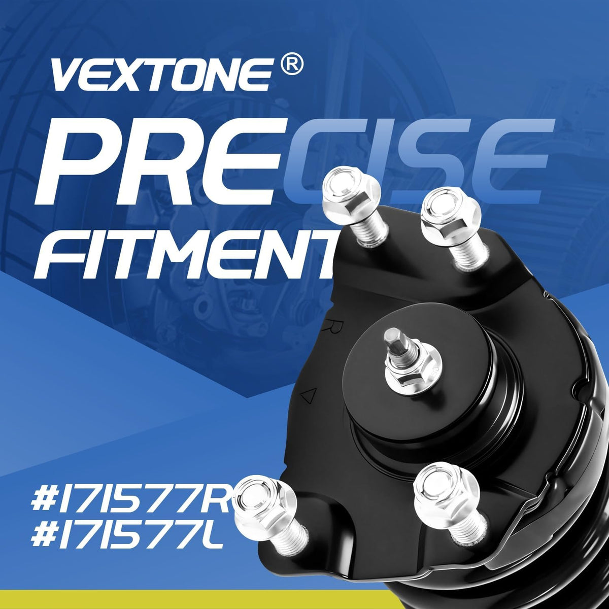 Vextone Front Struts Shock Absorbers for 2002-2012 Jeep Liberty 2.4L & 3.7L