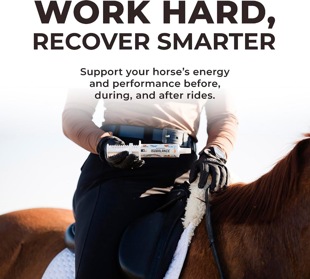 IsoBalance Horse Electrolyte Paste, Equine Performance and Mineral Rich Hydration Formula