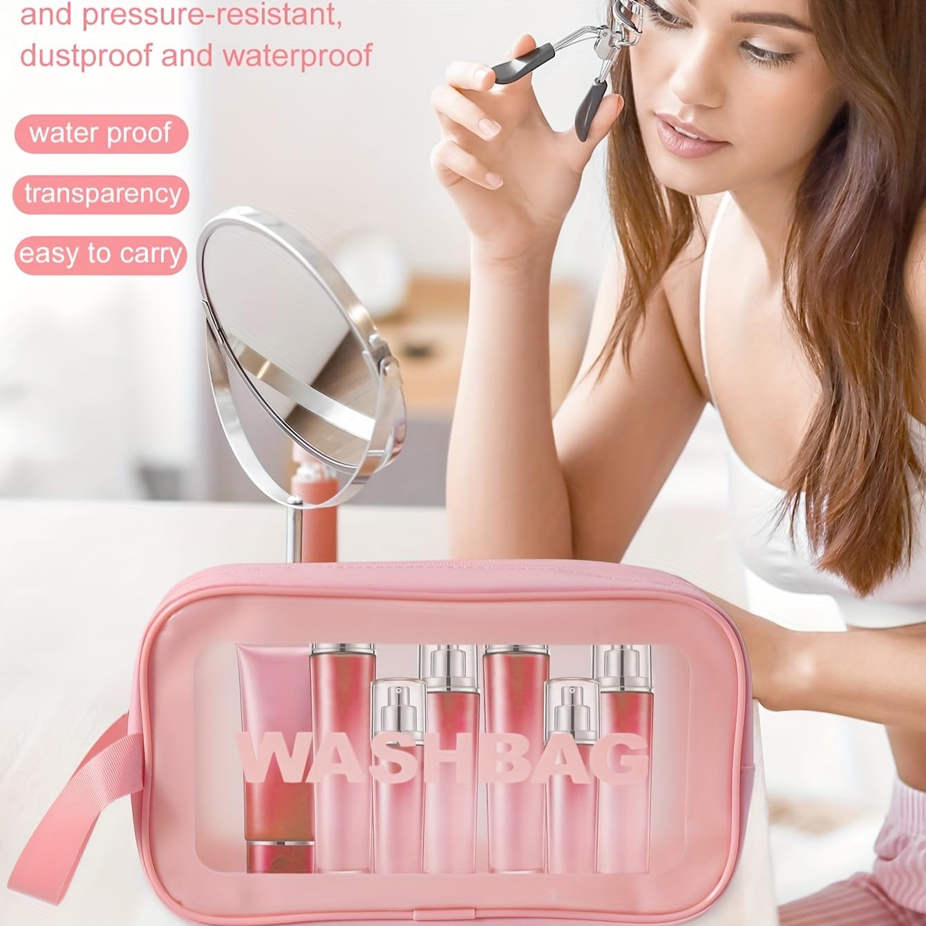 70Pcs Pink Makeup Brushes Set Professional Makeup Kit Multi-functional Makeup Tool Set with Case Facial Makeup