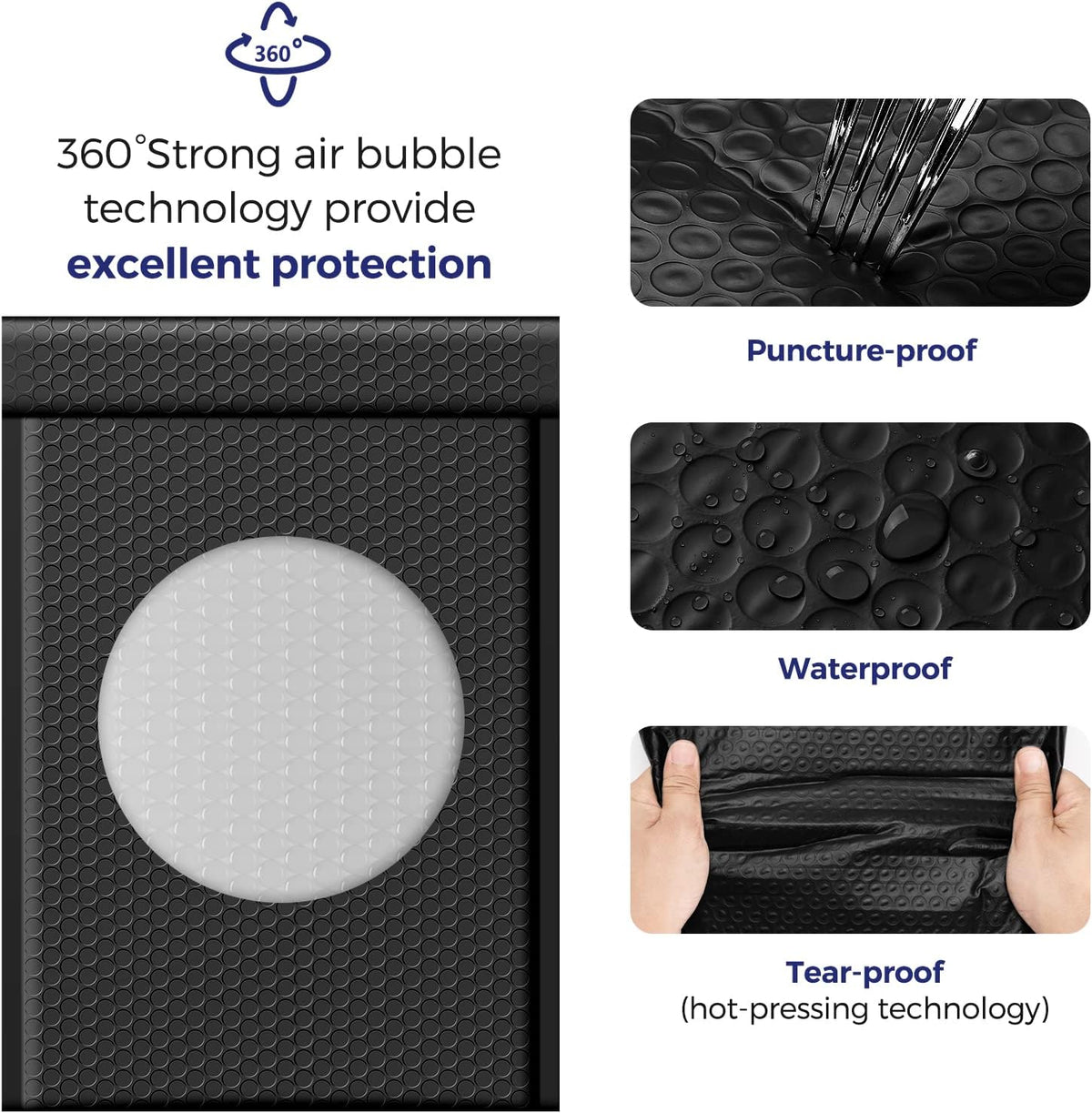 Bubble Mailers 10.5x16 Inch 40 Pack Self Seal Padded Envelopes