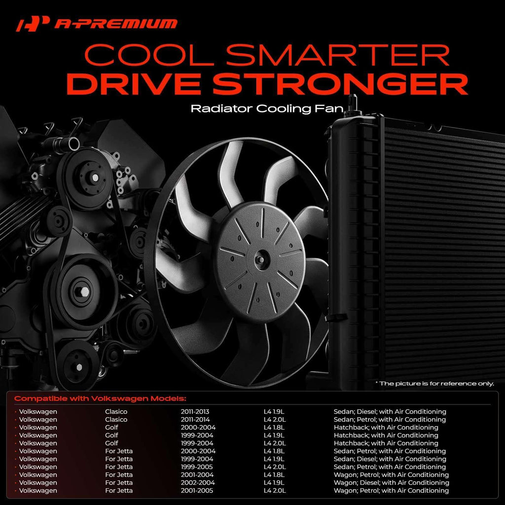 A-Premium Engine Radiator Cooling Fan Assembly