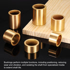 uxcell 4Pcs Sleeve Bearings, 10mm Bore x 16mm OD x 15mm Length