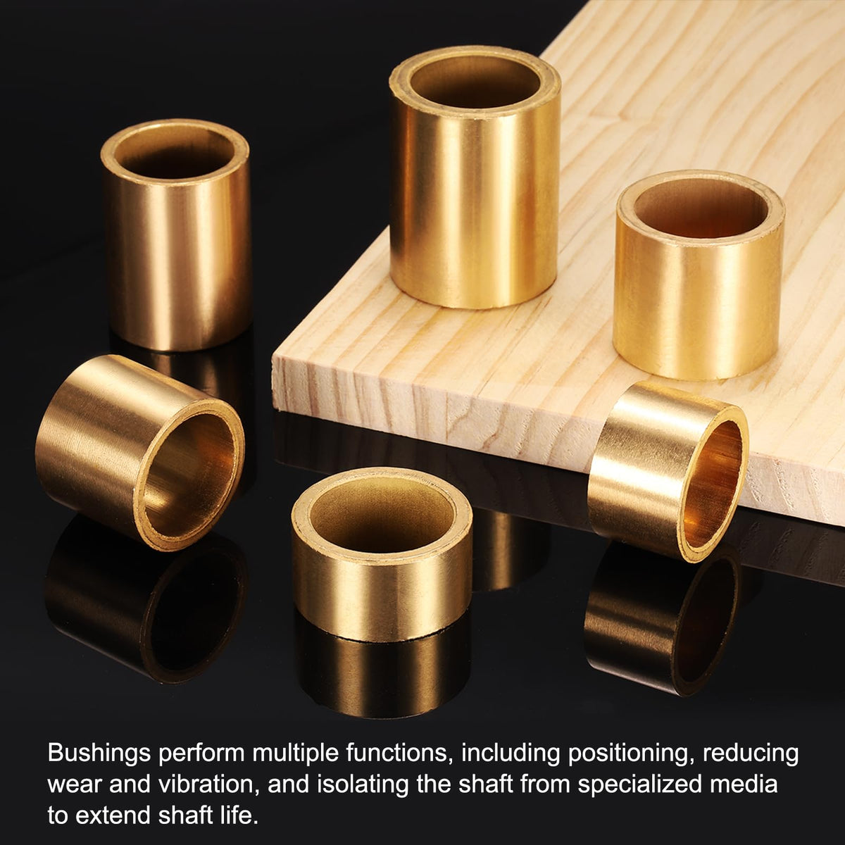 uxcell Sleeve Bearings, 35mm Bore x 45mm OD x 30mm Length