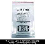 Mr O-Ring 003 Silicone O-Ring - 70A Durometer, 1/16" ID, 3/16" OD, 1/16" CS, Red (Pack of 500)