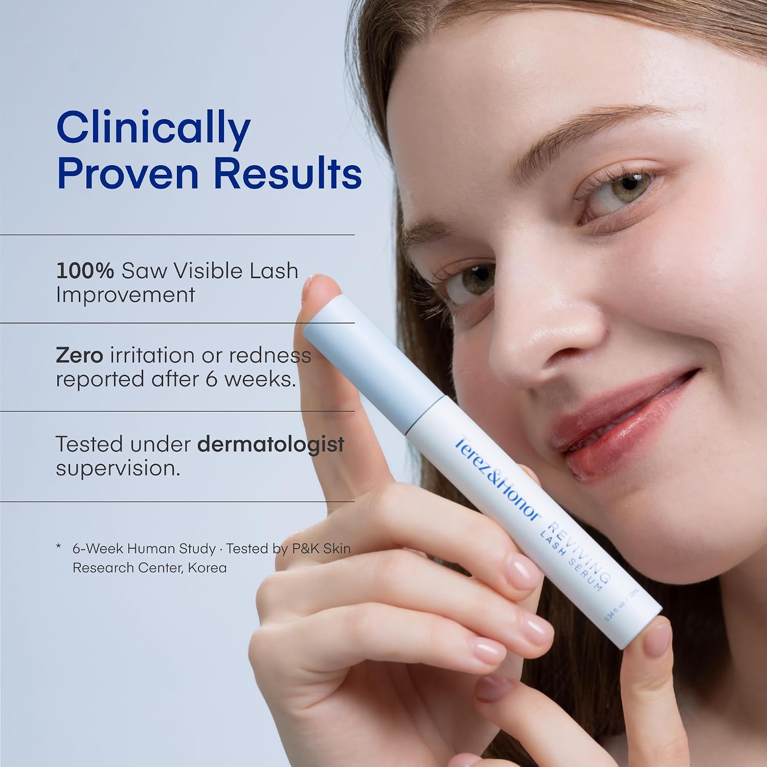 REviving Lash Serum - Korean Vegan PDRN Lash Growth Serum for Longer, Fuller, Healthier Lashes - Peptide & Biotin