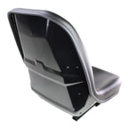 Eparts, Inc. E-6669135 DirectFit Black Vinyl Seat for Bobcat Skid Steers 963, 873, 751, 773, 653, 542, 742, S100, S130, S150, S160, +++