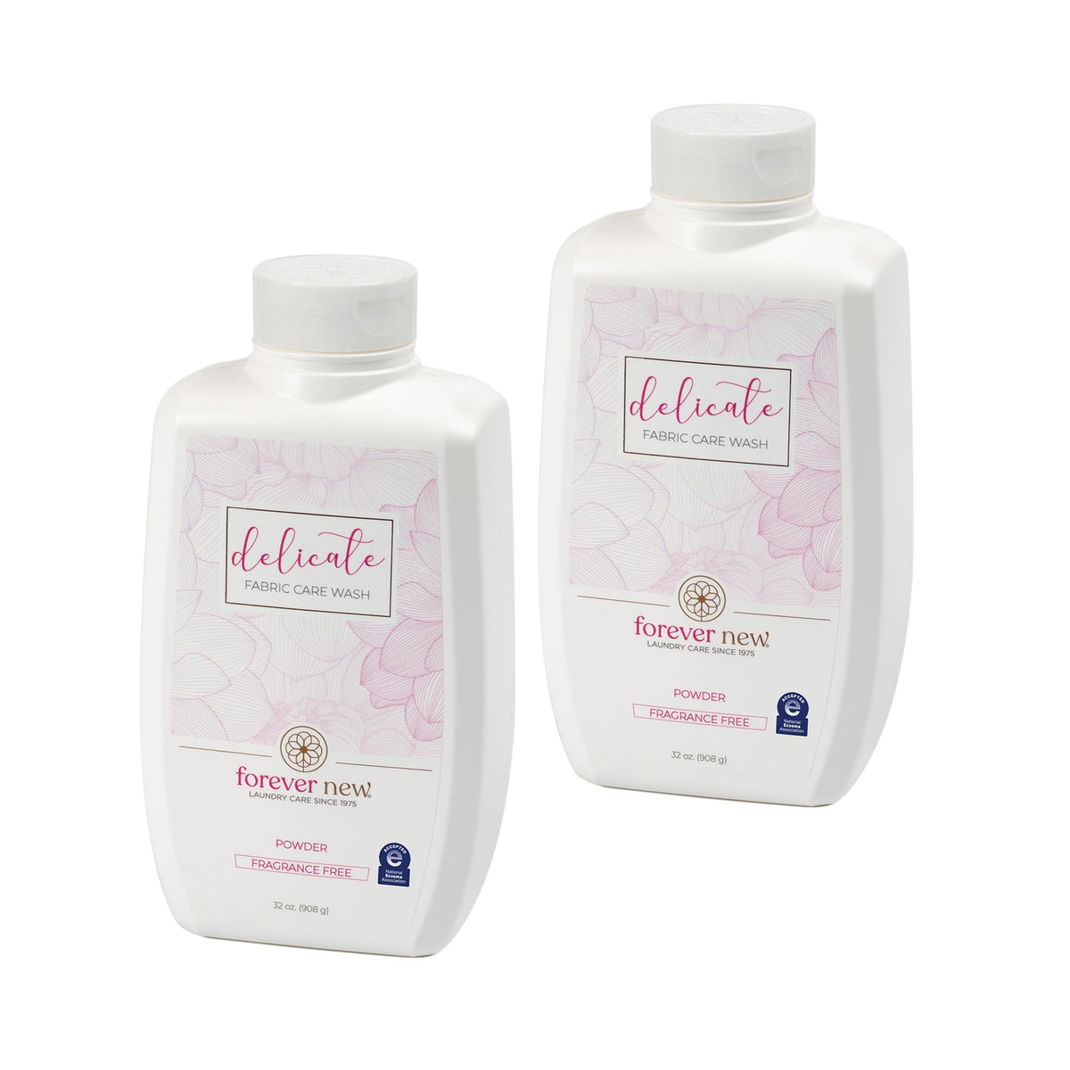 Powder Laundry Detergent for Delicates, Unscented, 2 Pack