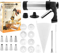 3-in-1 Churro Maker Kit, Stainless Steel Cookie Press Gun