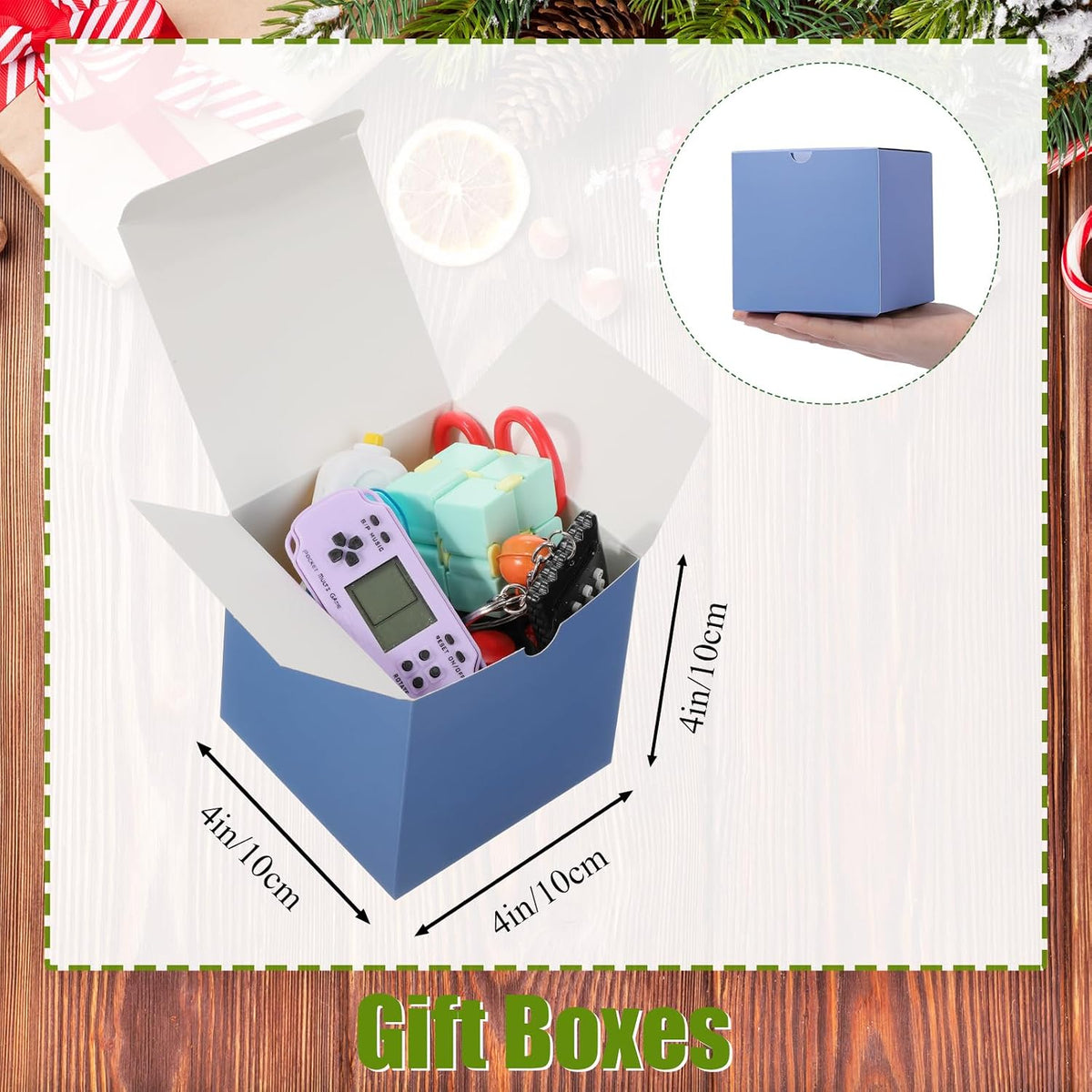 48 Pack Colorful Gift Boxes 12 Colors Small Cardboard