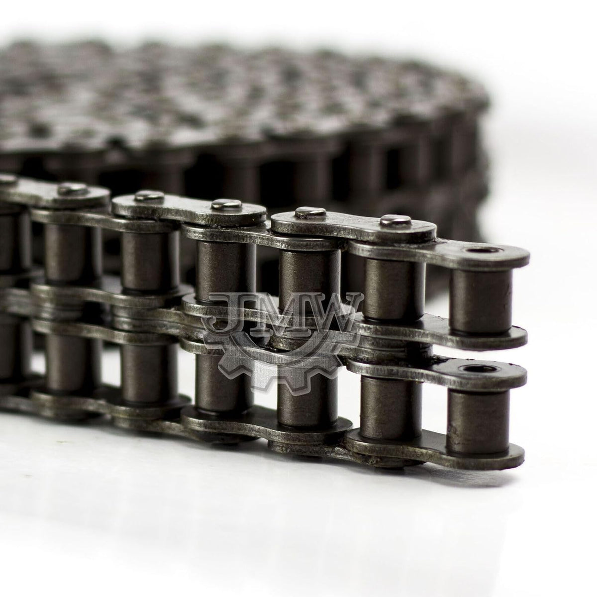 Jeremywell 80-2R Double Strand Duplex Roller Chain 10 Feet with 1 Connecting Link