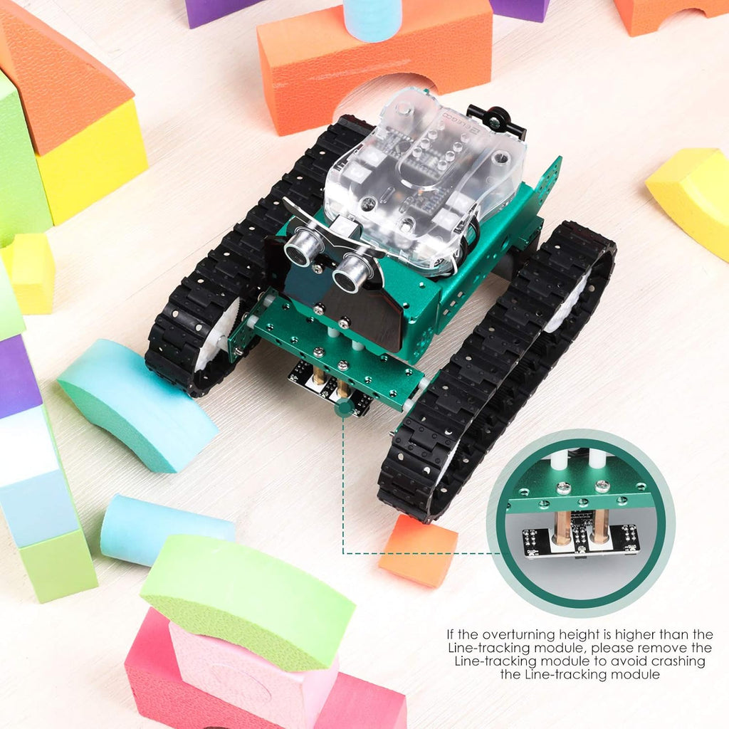 ELEGOO Owl Smart Robotics Car Kit V2.0 with Nano Compatible with Arduino | Build & Code STEM Project, Bluetooth