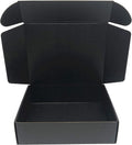Black Cardboard Shipping Box 14.2x10x4.7" 10 Pack