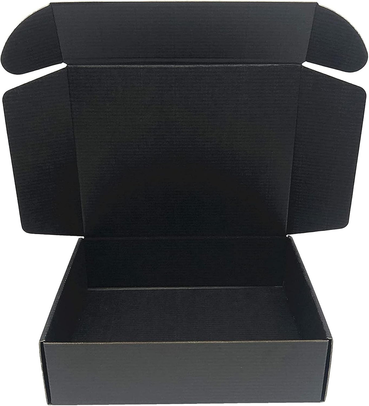 Black Cardboard Shipping Box 14.2x10x4.7" 10 Pack