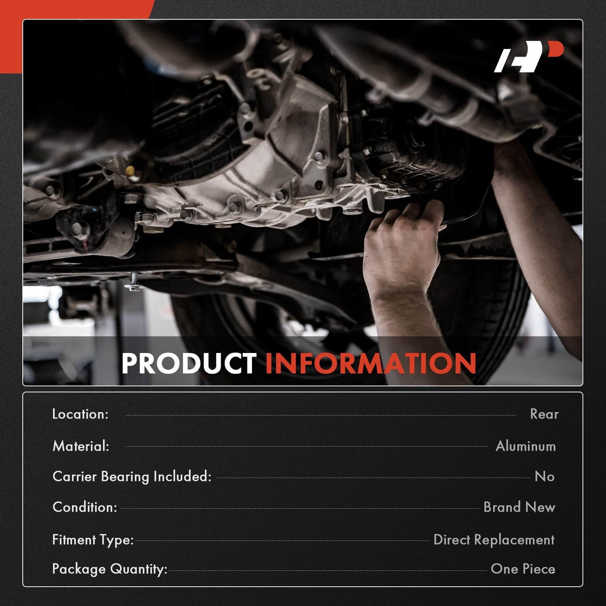 A-Premium Rear Differential Assembly Compatible with Honda