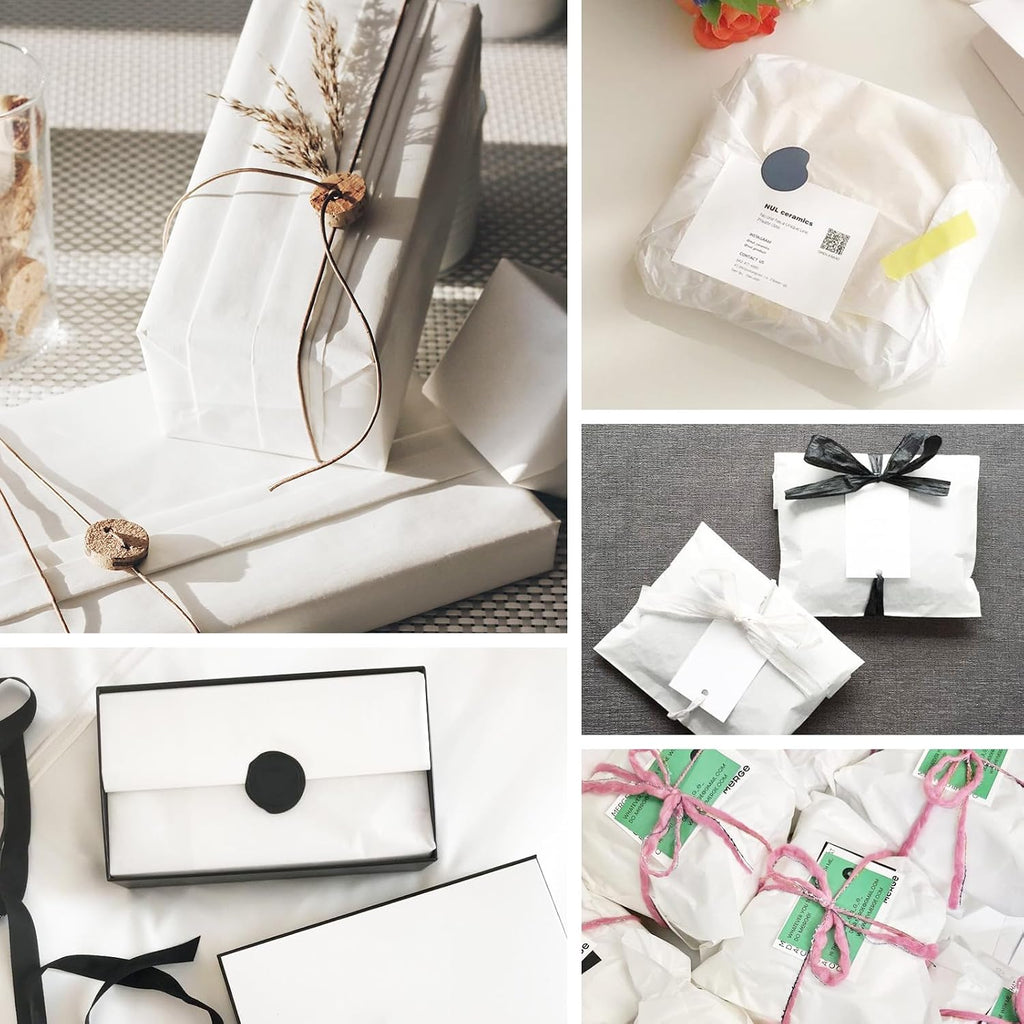 32 Sheets 24" x 36" White Tissue Paper for Gift Bags
