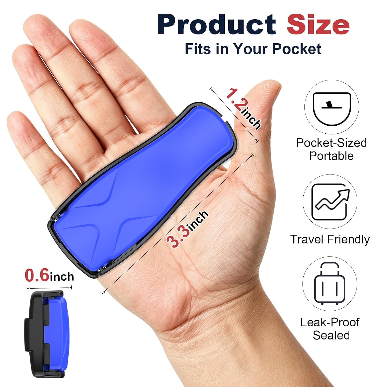 Needle Clipper for Insulin Syringe, Portable Sharps Container for Disposal Sharps, Compatible with 23-34Ga Syringe