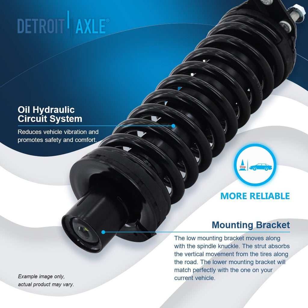 Detroit Axle - 6pc Struts Shocks Kit for Jeep 2002-2007 Liberty