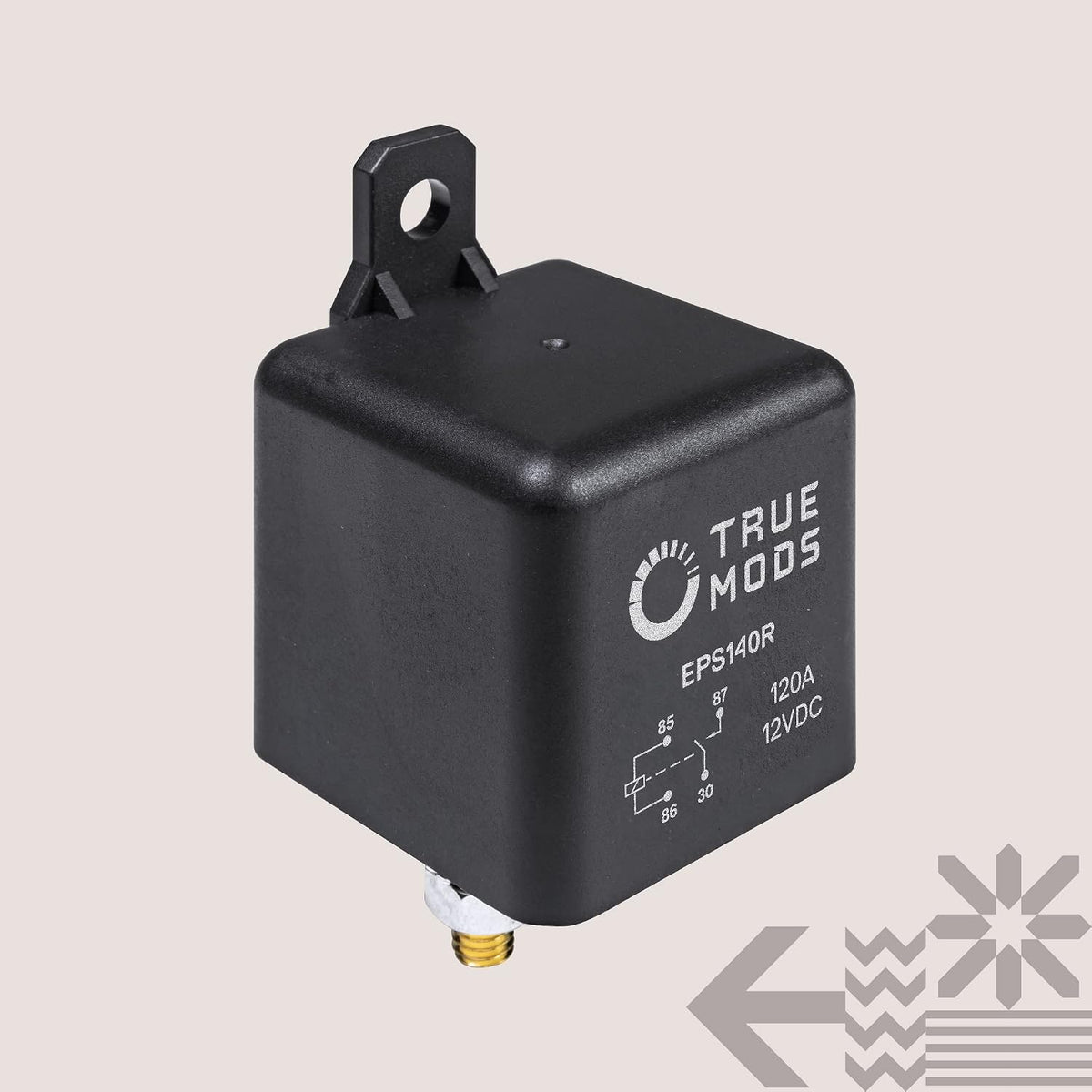 True MODS 12V DC 120 Amp Split Charge Relay Switch Continuous Duty SPST