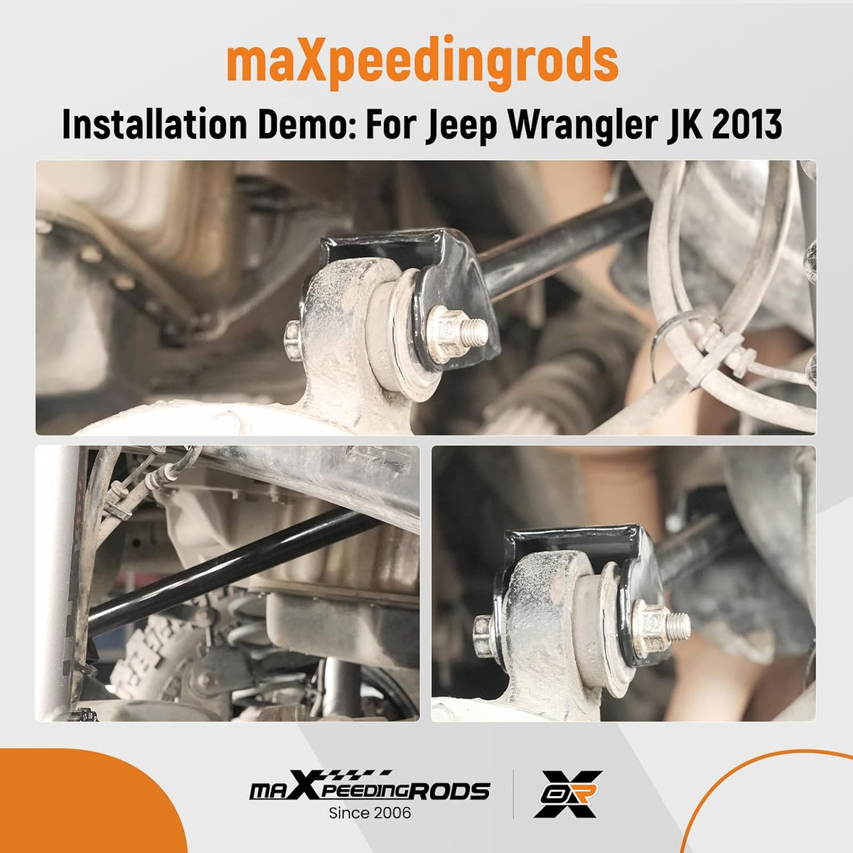 maXpeedingrods Front Upper Lower Control Arms for Jeep Wrangler 2007-2017