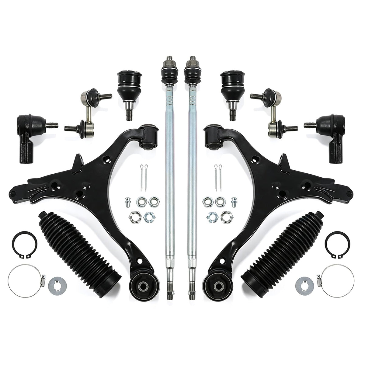 Jecoupoon 12Pc Front Lower Control Arm Compatible with CR-V 02-06 4WD/2WD