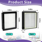 10PCS 107315 HEPA Vacuum Filter Compatible with ProTeam Coach Pro 10