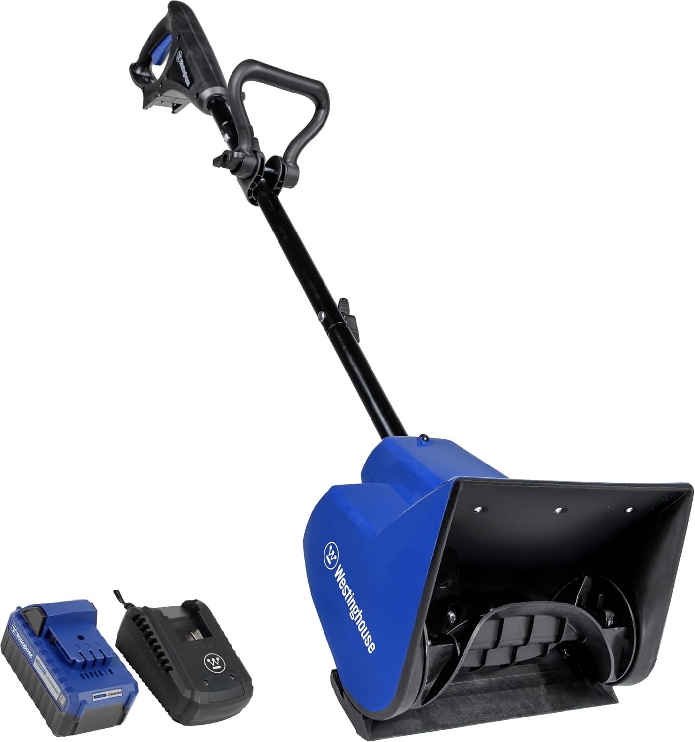 WSnow11S 24V Cordless Snow Shovel 11 Inch Kit, 24V 4Ah Battery, Fast Charger, Electric Snow Shovel with 20ft Throwing
