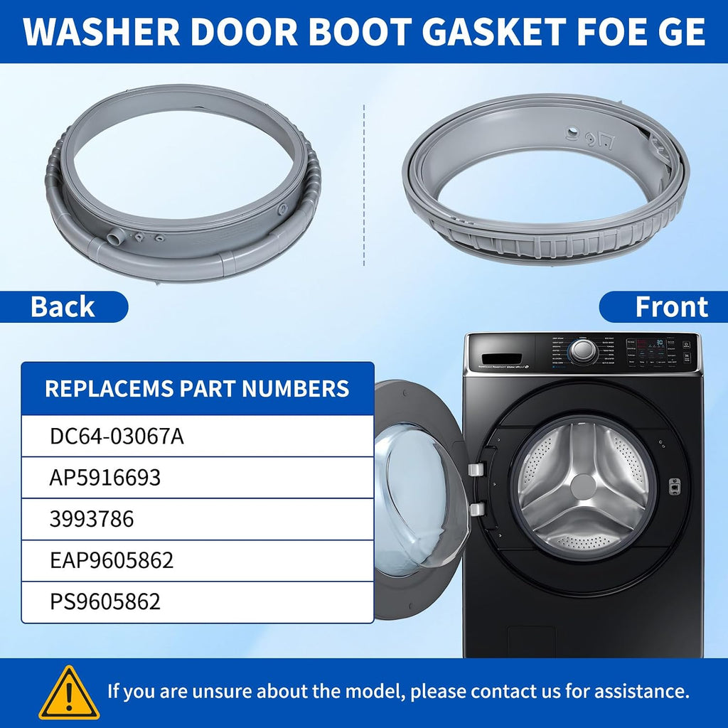 DC64-03067A Door Gasket Seal WF56H9100AG/A2 Fit for Samsung Washer