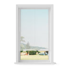 1" Aluminum Mini Blinds, 27"W x 64"L White