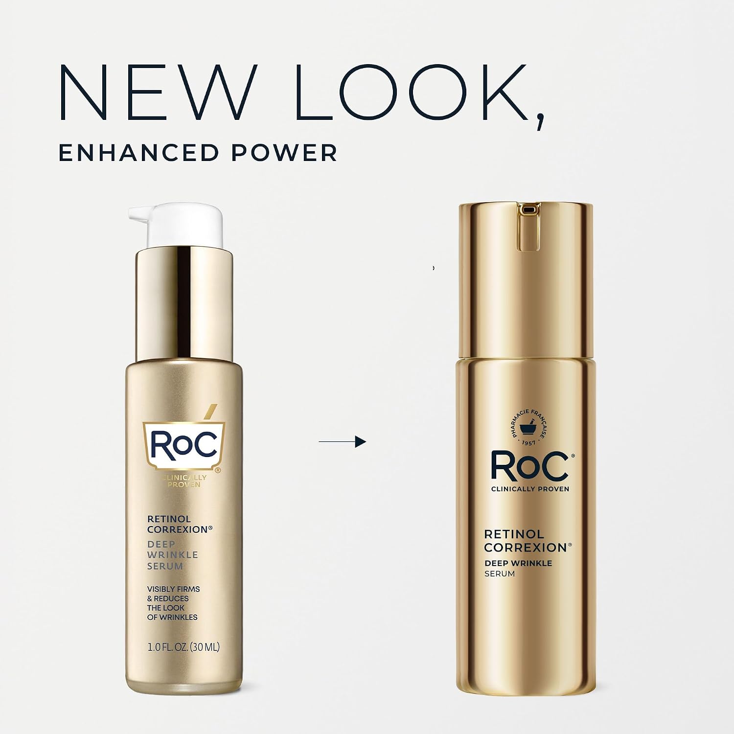 Retinol Correxion Deep Wrinkle Retinol Face Serum with Ascorbic Acid, Anti-Aging Treatment for Fine Lines, Dark