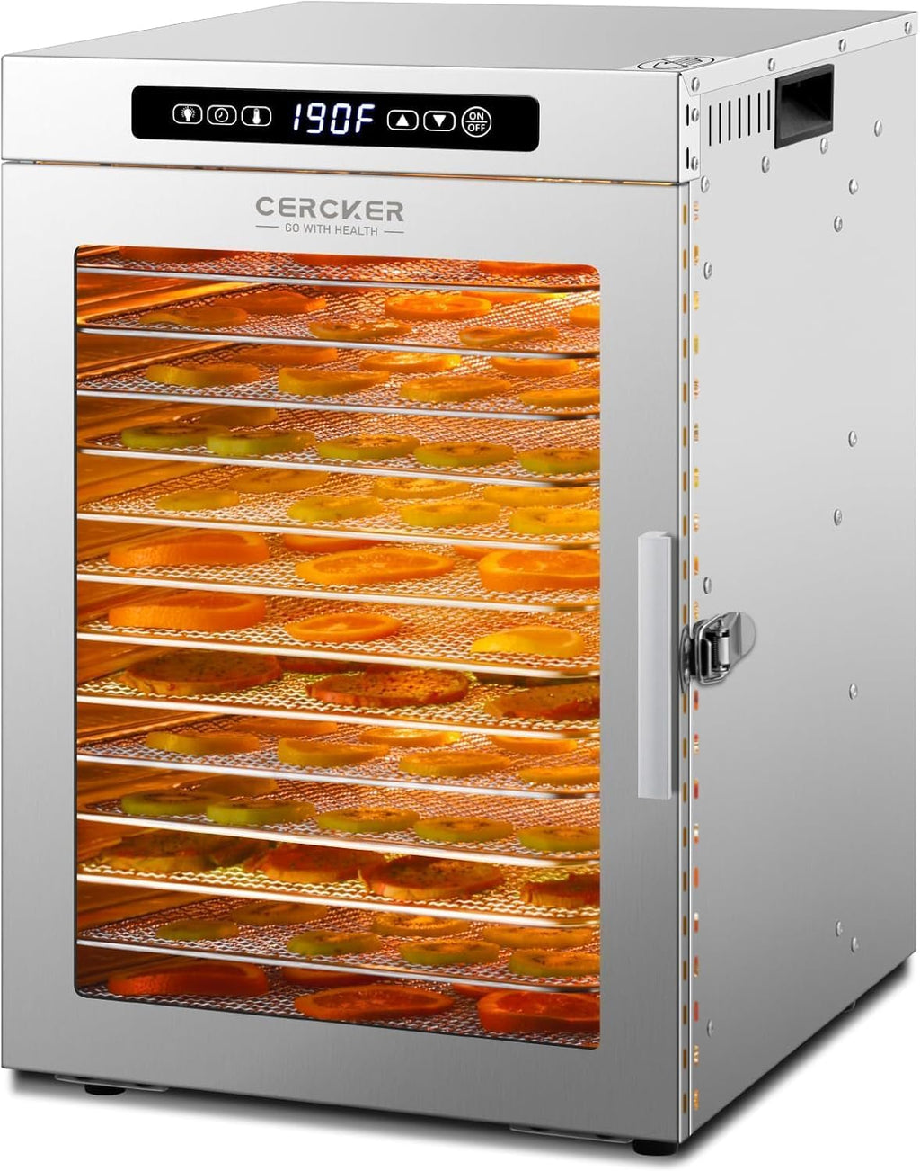 Food-Dehydrator for Fruit 14 Trays Large Food Dryer for Beef Jerky 190ºF