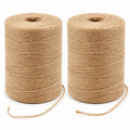 2mm 164FT, 600FT, 1200FT, 1800FT Natural Jute Twine String, 2 Pack of 600FT