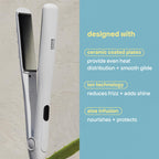 Aloe Plated Flat Iron, 1 Inch