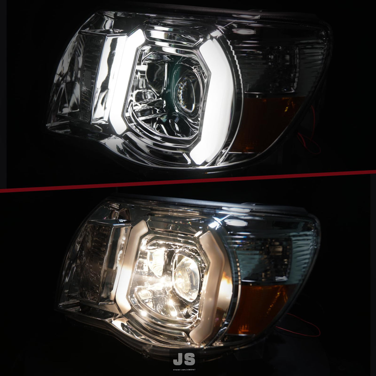 LED DRL Headlight Assembly for 2005-2011 Toyota Tacoma Pickup
