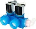 Washing Machine Water Inlet Valve for Whirlpool BNQ11C6ANA0 BNQ11CVANA0 WFW9400SW04 WFW9400SZ04 WFW9410XW00 WFW9451XW00 WFW9470WL00 WFW9470WL01 WFW9470WR00 WFW9470WR01 WFW94HEXW2 WFW9470WW00