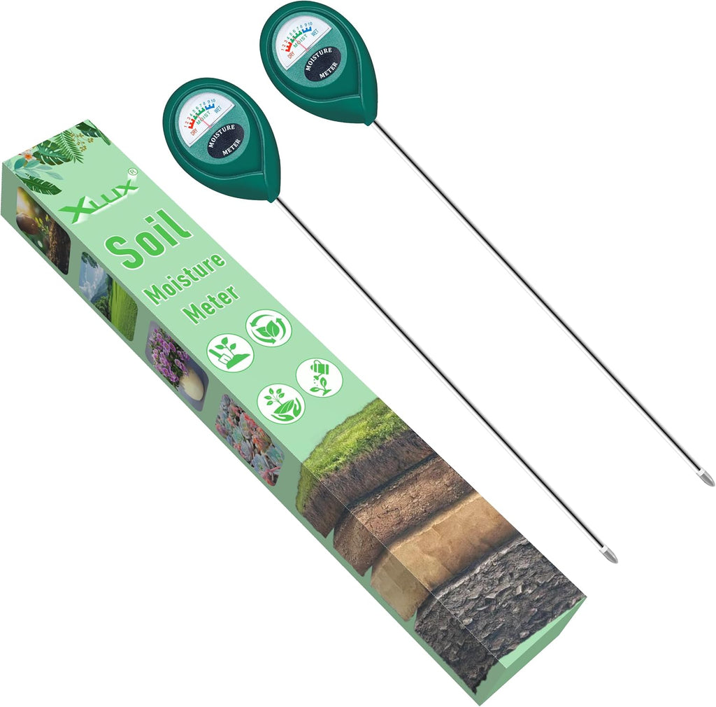 Long Probe Deep Use Soil Moisture Meter Sensor, Water Monitor Indicator, Hygrometer for Outdoor Indoor Large Pot