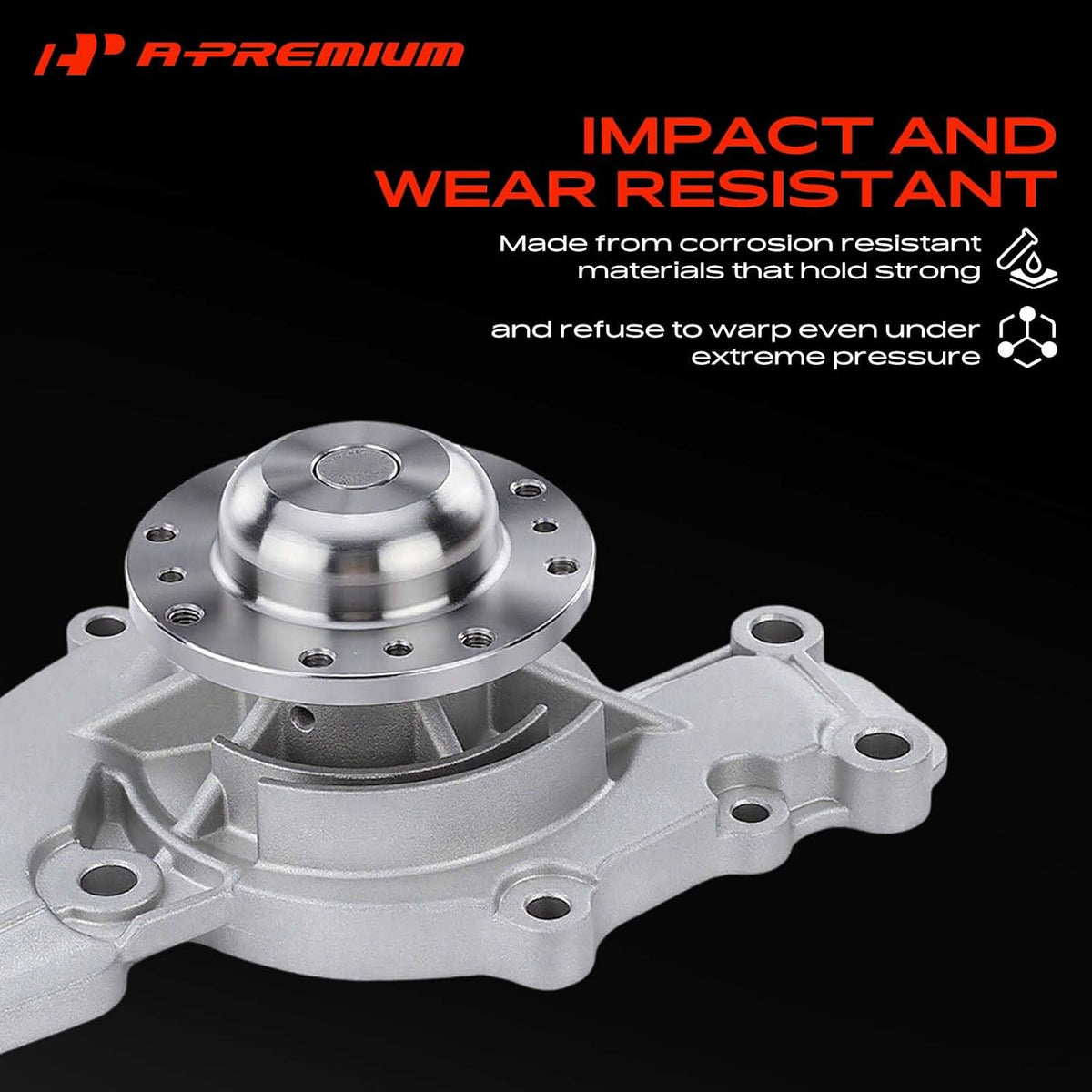 A-Premium Engine Water Pump Compatible with Chevy, Buick, Pontiac, Olds.