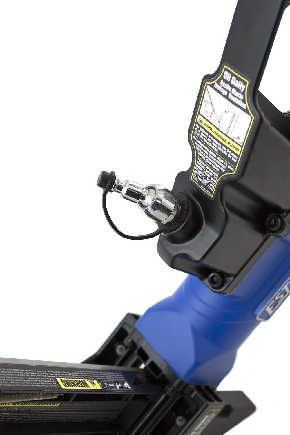 EF18GLCN Pneumatic 18-Gauge 1-3/4" L-Cleat Flooring Nailer Ergonomic and Lightweight Nail Gun with No-Mar Baseplates