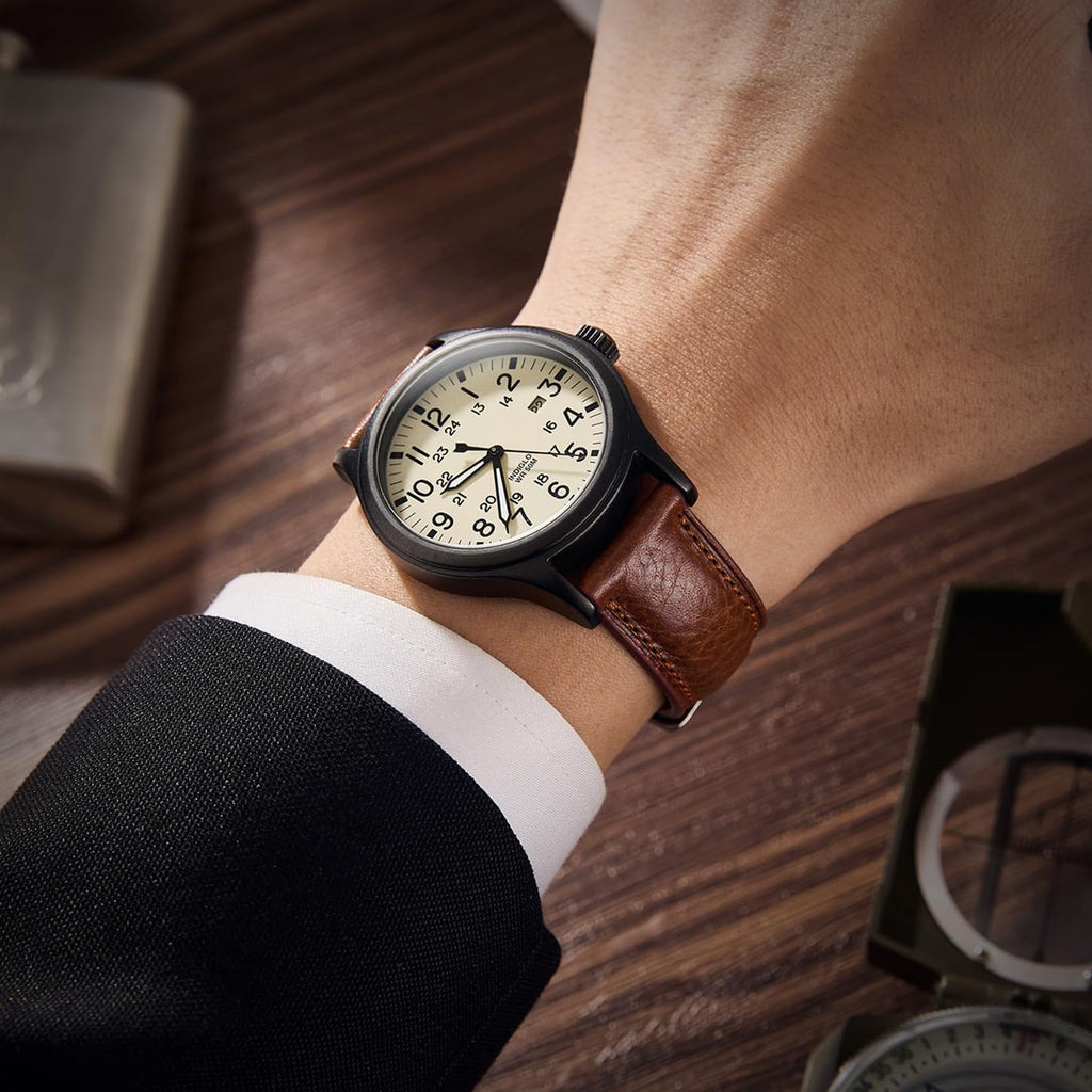 Italian leather Watch Band Tuscany Natural Vegetable-Tanned Full Grain Genuine Leather,18mm 19mm 20mm 21mm 22mm Quick