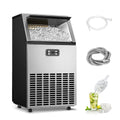 Commercial Ice Maker Machine, 130lbs Daily Freestanding Ice Maker