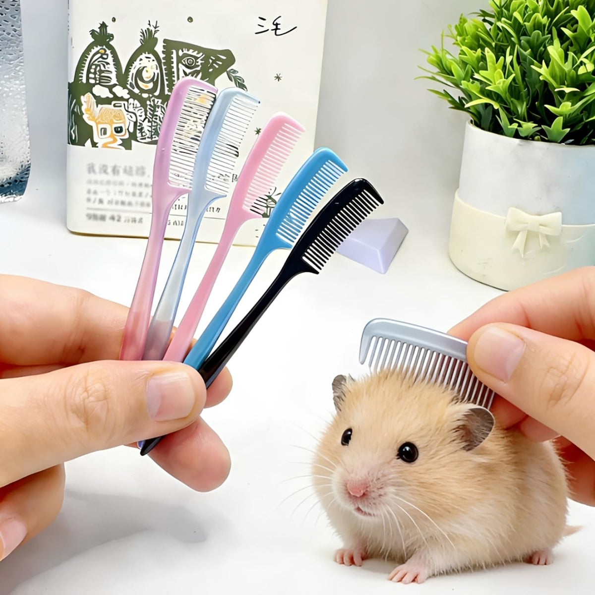 12 PCS Mini Hamster Brush