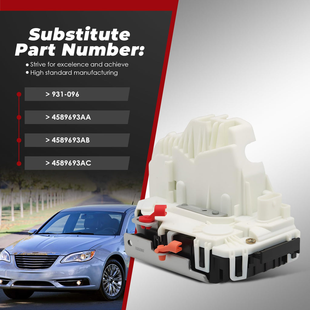 Nakkaa Front Left Door Latch Lock Actuator Compatible with 200 C/V Cherokee