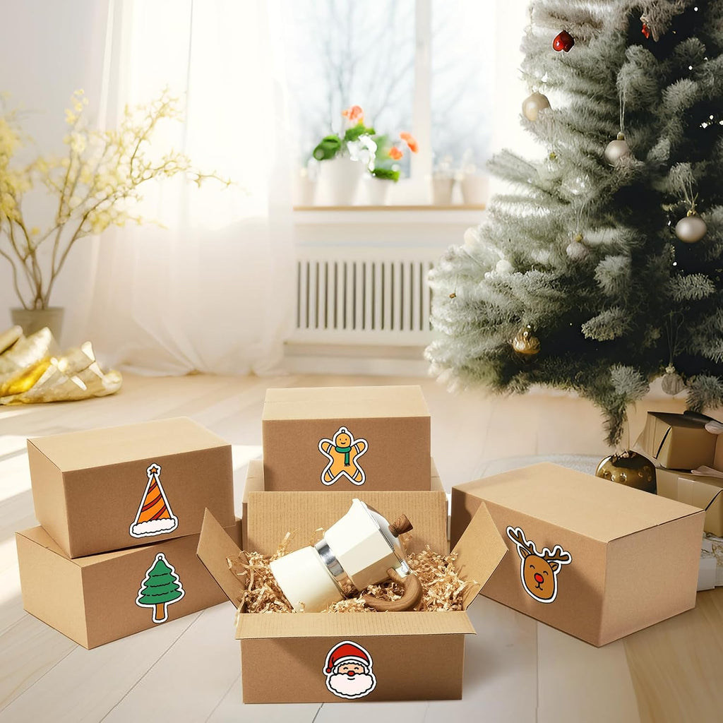 30 Pack Small Shipping Boxes Assorted Sizes, 8x6x4 & 9x6x4 & 10x7x5 10 PCS Each Mailing Boxes, Brown Corrugated Box