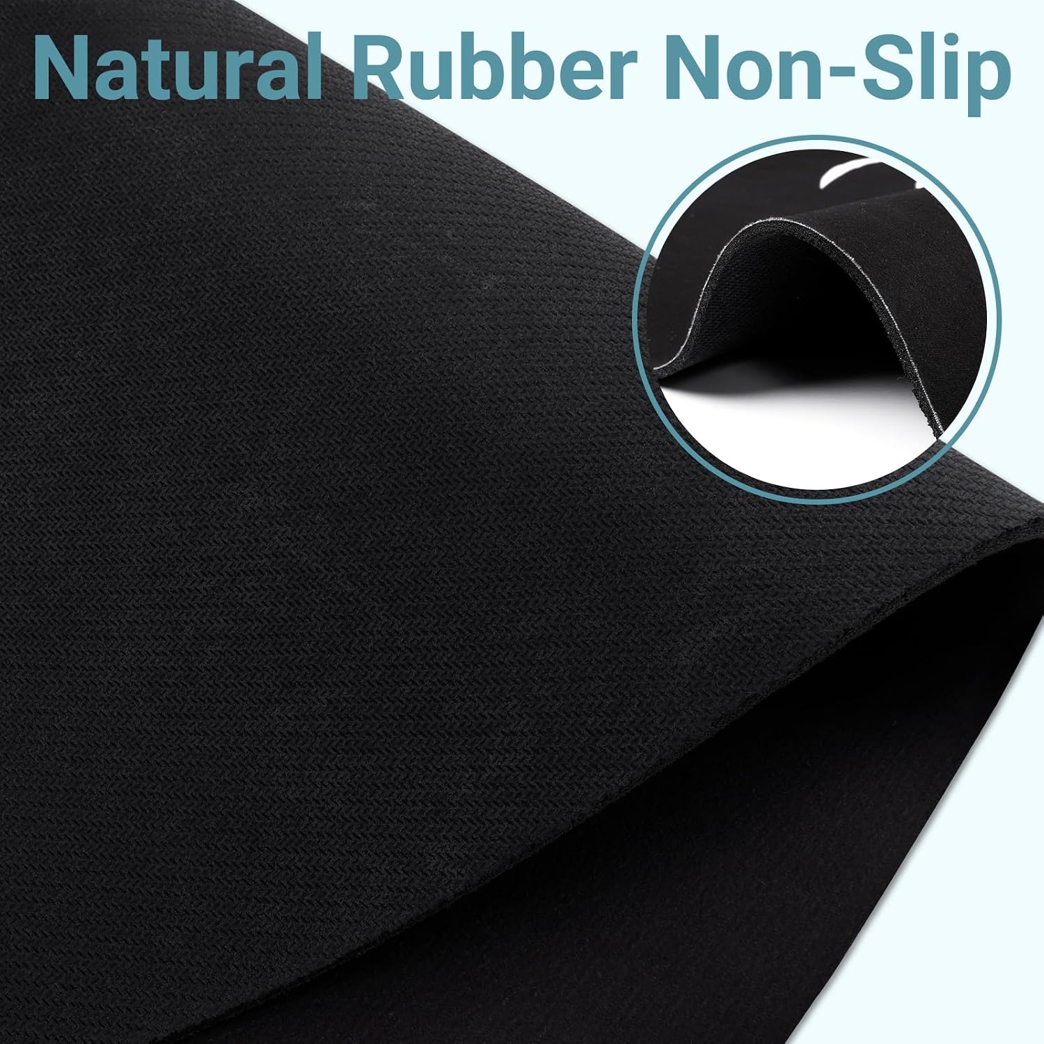 Jump Rope Mat，35.4 x 55.1 inch High-Density Rubber Exercise Mat, Non-Slip and Shock-Absorbing, Suitable for Indoor