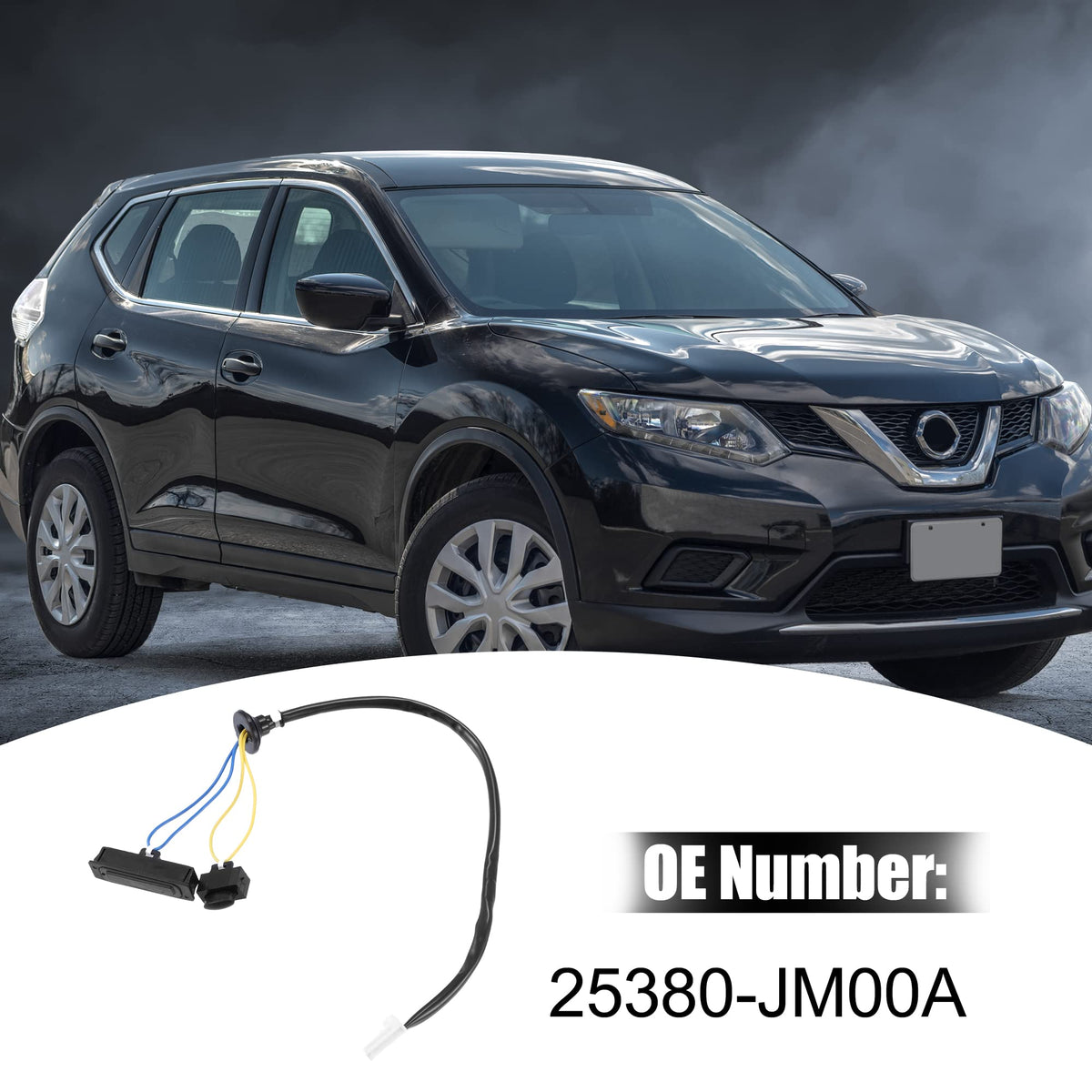 X AUTOHAUX 25380-JM00A Rear Liftgate Release Switch for Nissan Rogue 2010