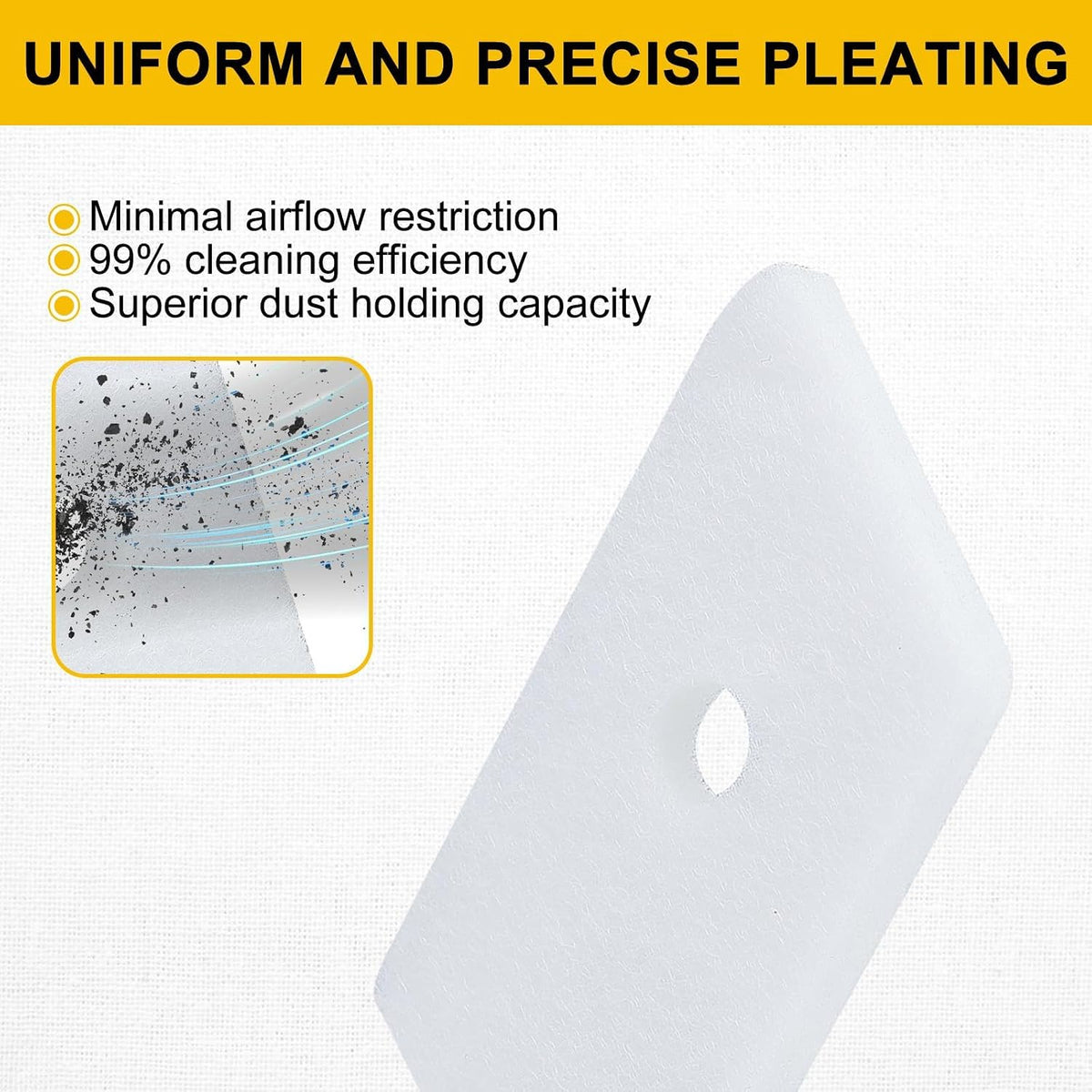 Panari Replacement Air Filter Set 530150253 for Husqvrana 128LD 128CD