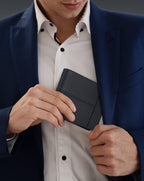 Mens Wallet Rfid Blocking Leather Wallet for Men Bifold Wallets