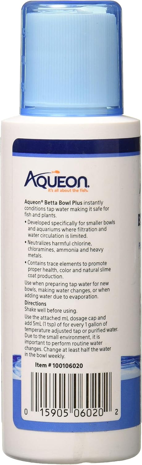 Betta Bowl Plus Water Conditioner & Dechlorinator (2 Pack)