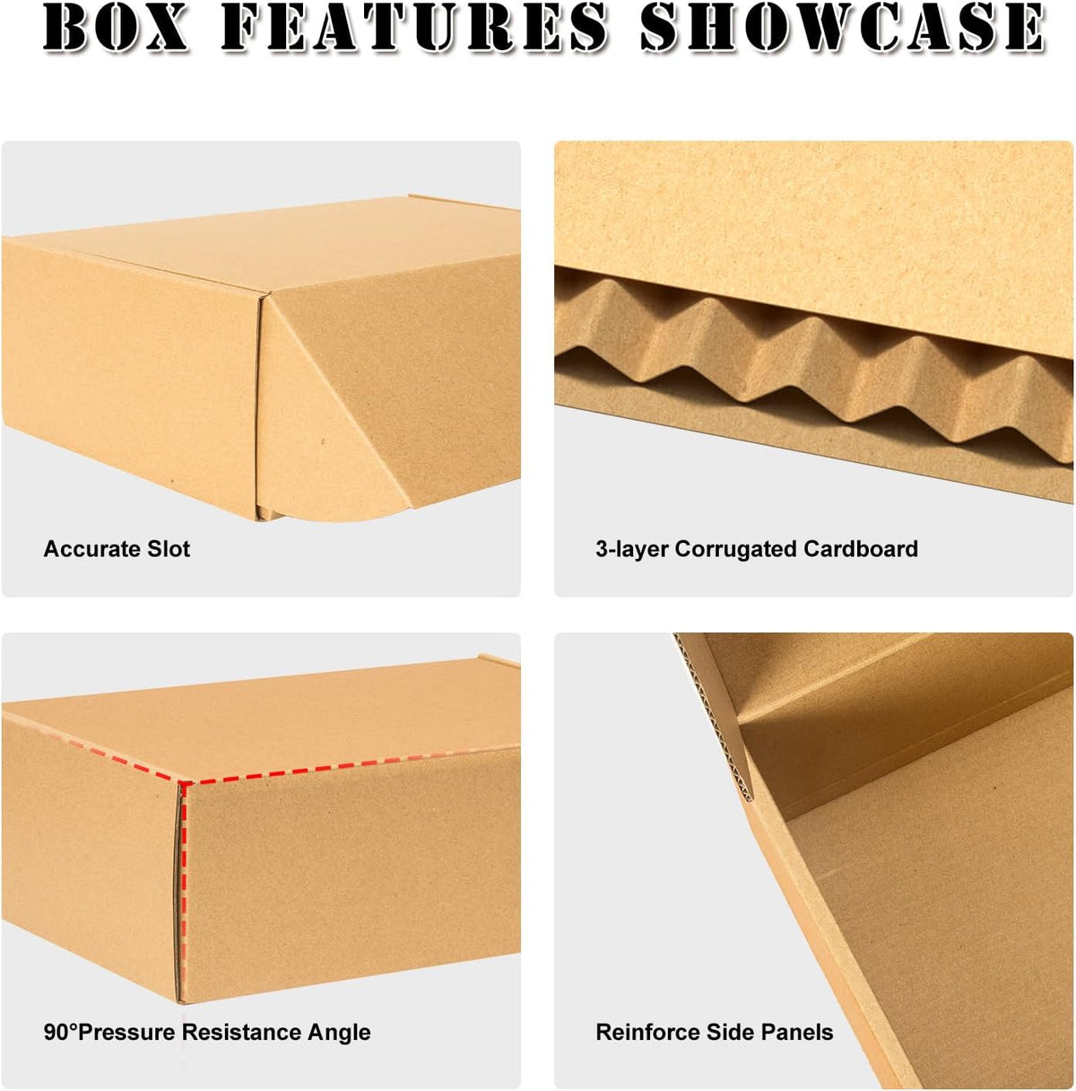 Shipping Boxes 9x6x2 inches Set of 25, Small Mailing Boxes Brown Cardboard Corrugated Mailer Boxes for Mailing Small