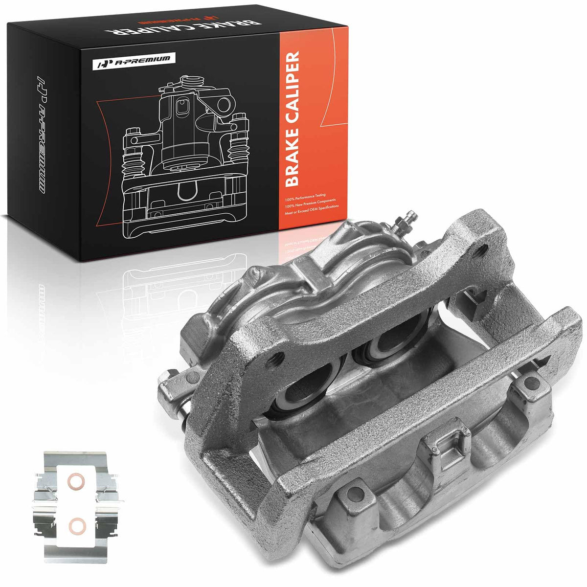 A-Premium Front Left Brake Caliper with Bracket Compatible with Pontiac